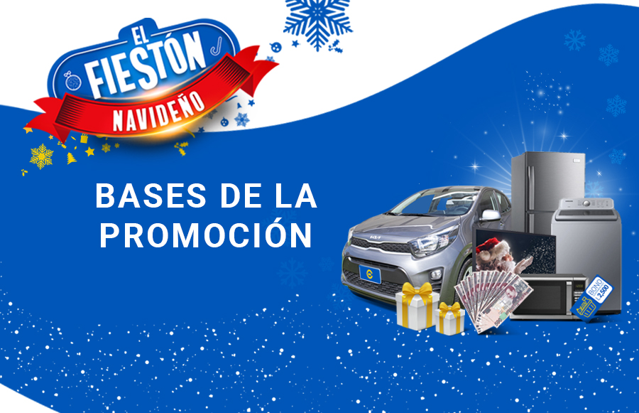 Bases de la promoción “El Fiestón Navideño”