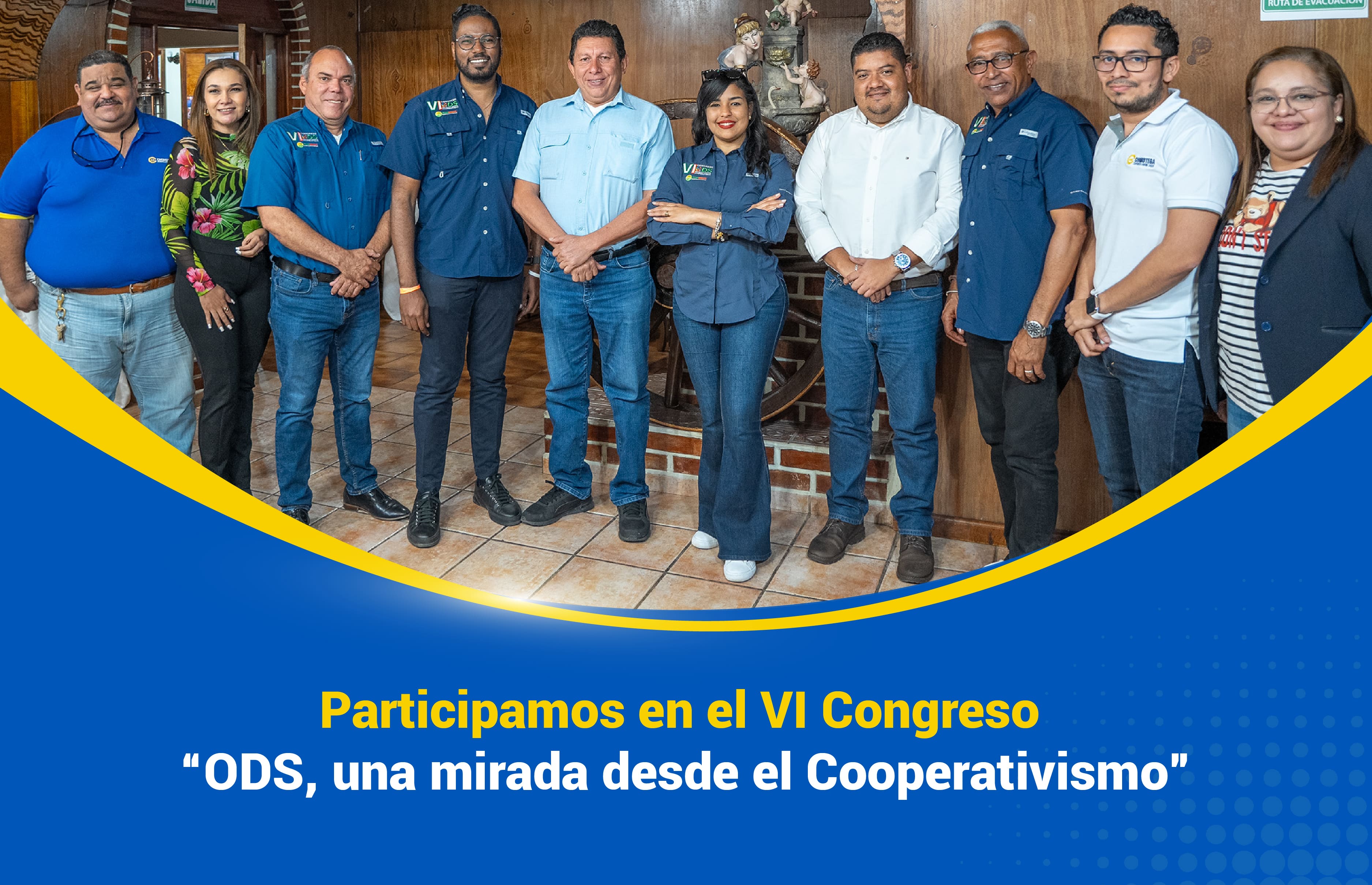 Presentes en la socialización del VI Congreso "ODS: Una Mirada desde el Cooperativismo"